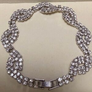 Lux Silver Crystal Bracelet